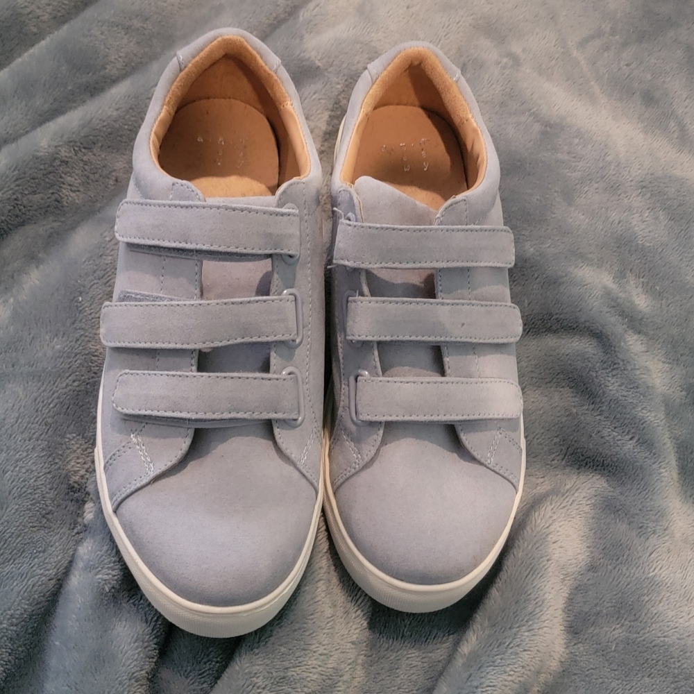 Blue Velcro Sneakers Size 7